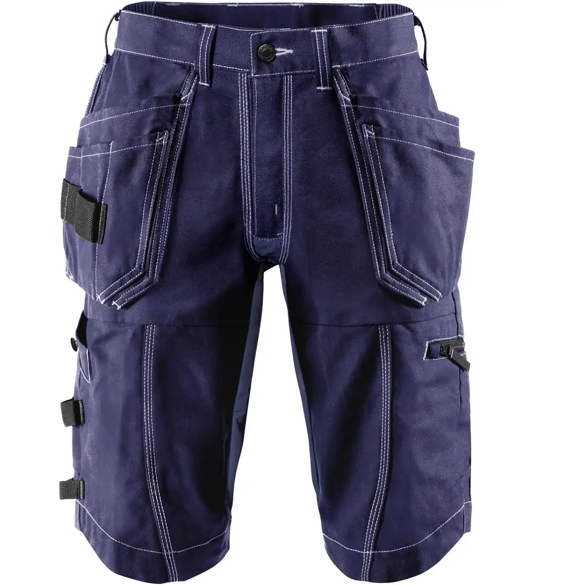 Stretch Handwerkershorts "2607 FASG" in C44, Blau - Thumbnail 1