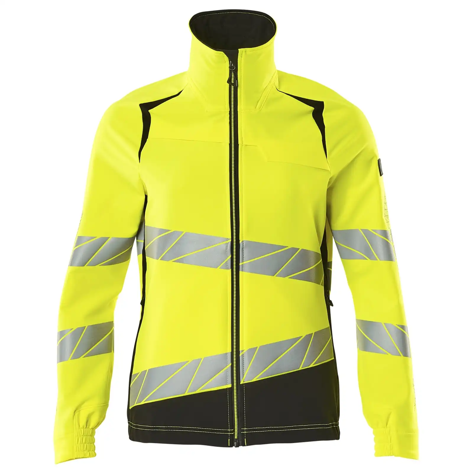 Damen Warnschutz Stretch Bundjacke "ACCELERATE SAFE" in gelb/schwarz, L - Thumbnail 1
