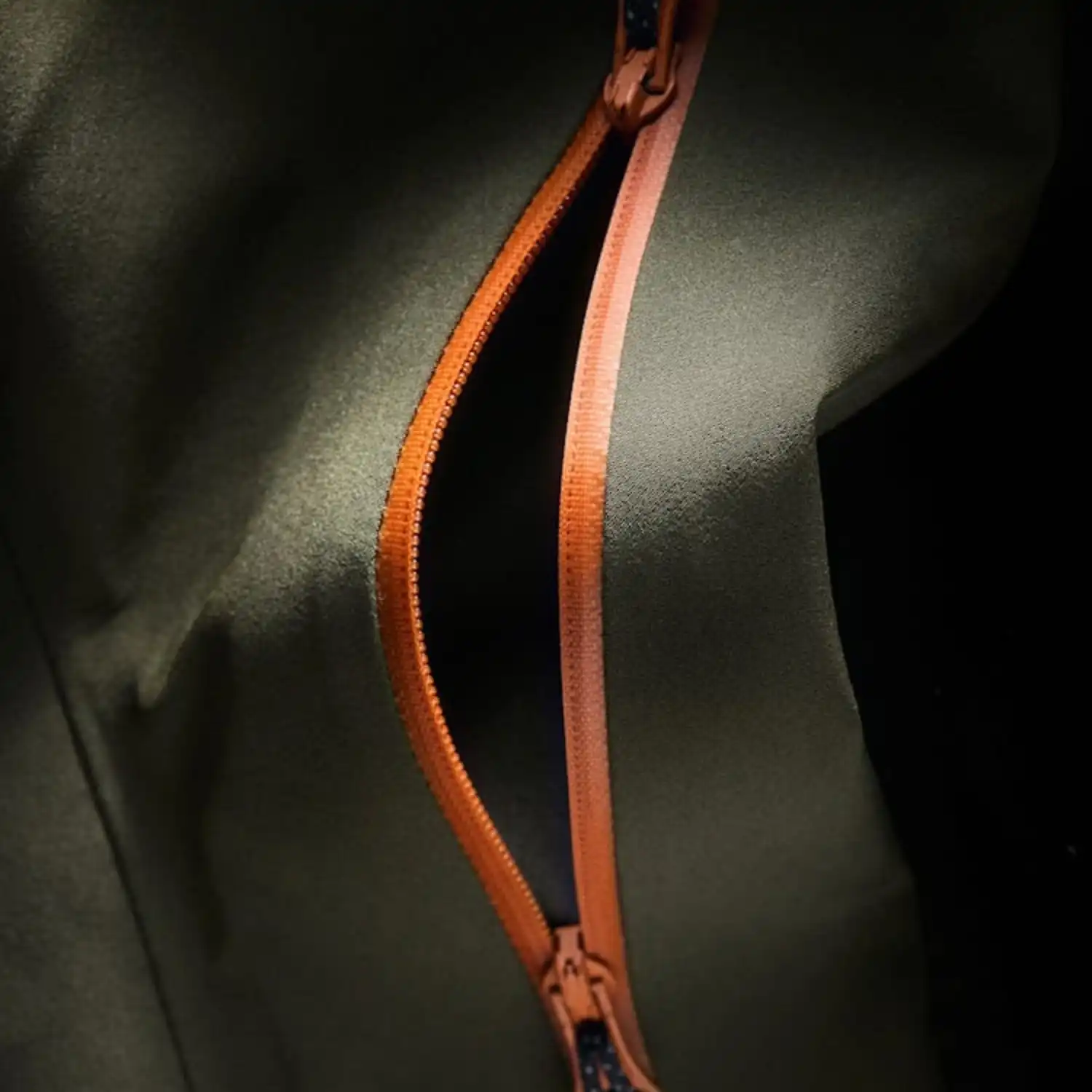 Damen Shelljacke "STRIKER" in XS, waldgrün/rost - Thumbnail 6