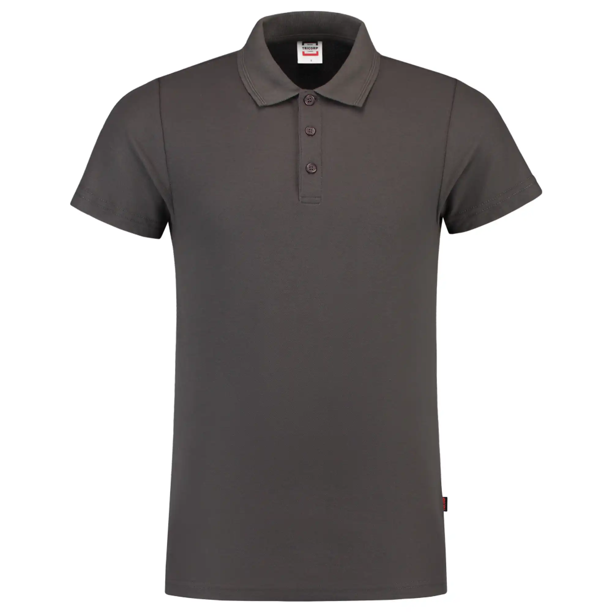 Polo-Shirt Fittet "201005" Casual in dark grey, L - Thumbnail 1