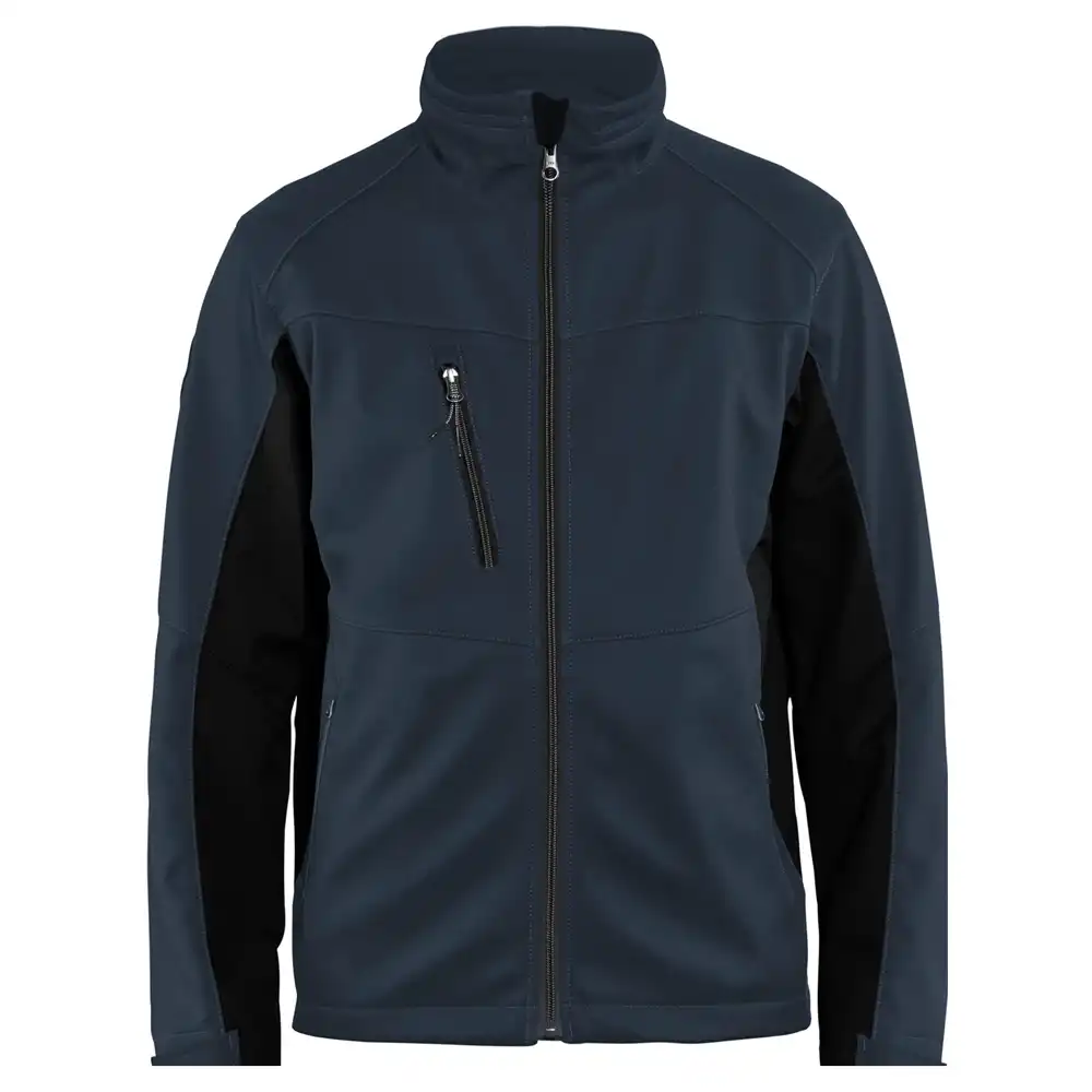 Softshelljacke "4950" in Dunkelmarine/Schwarz, XL - Thumbnail 1