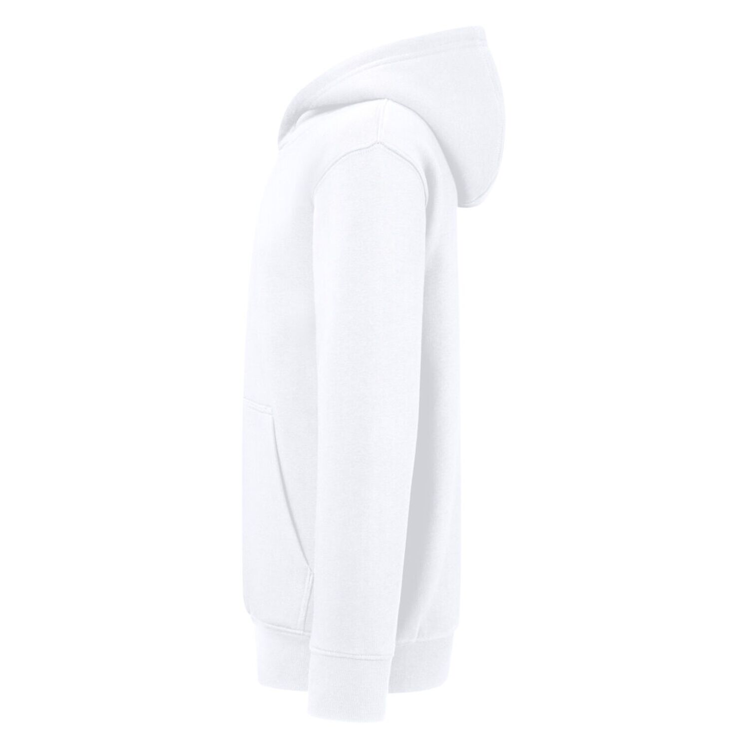 Kinder Hoodie Bio-Baumwolle "562" in 110/116, Weiß - Thumbnail 4