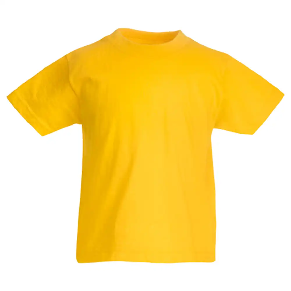 Kinder T-Shirt "F140K" 100% Baumwolle Valueweight in sunflower, 92 - Thumbnail 1