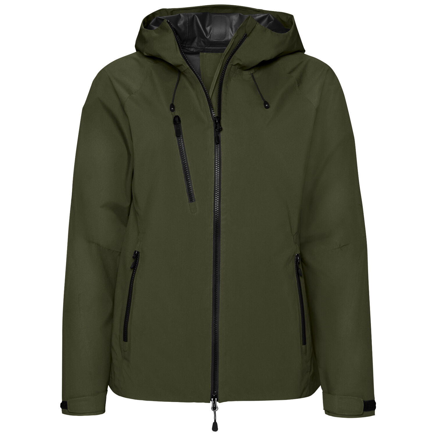 Damen Softshelljacke Active ECO "284" in olive, L - Thumbnail 1