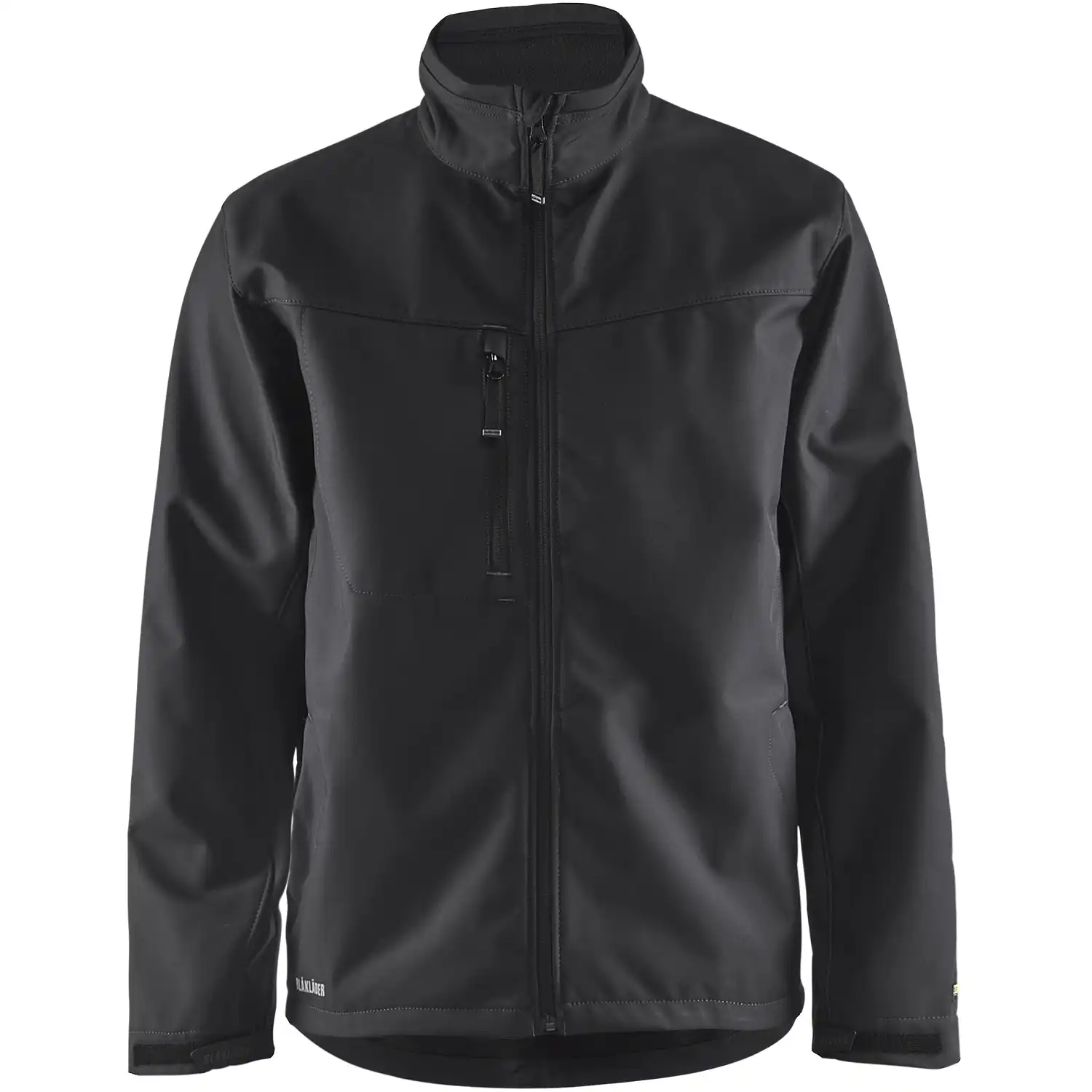Softshelljacke "4951" unifarben in schwarz, L - Thumbnail 1