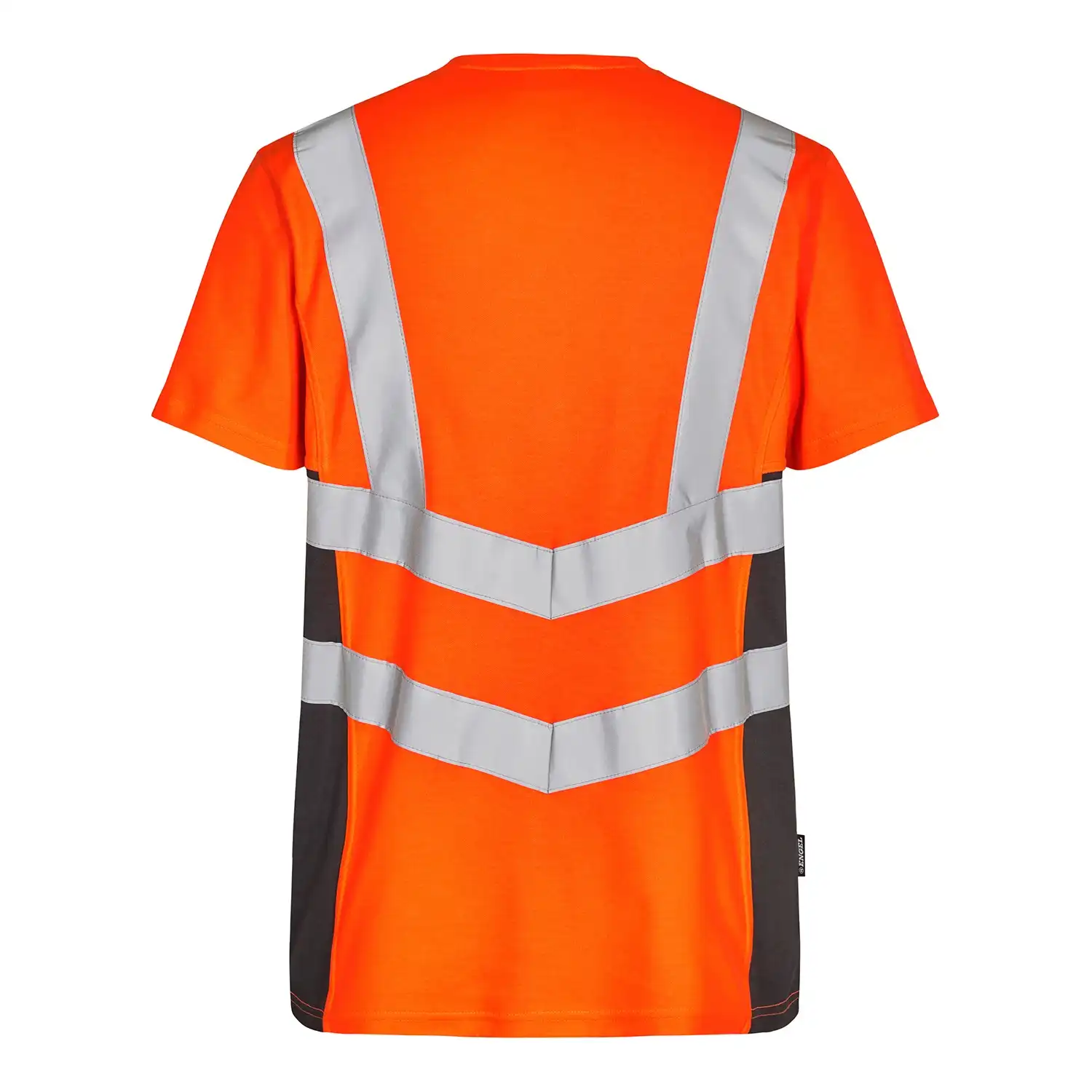 Warnschutz T-Shirt "9544-182" Safety Kl. 2 in orange/grau, XL - Thumbnail 2