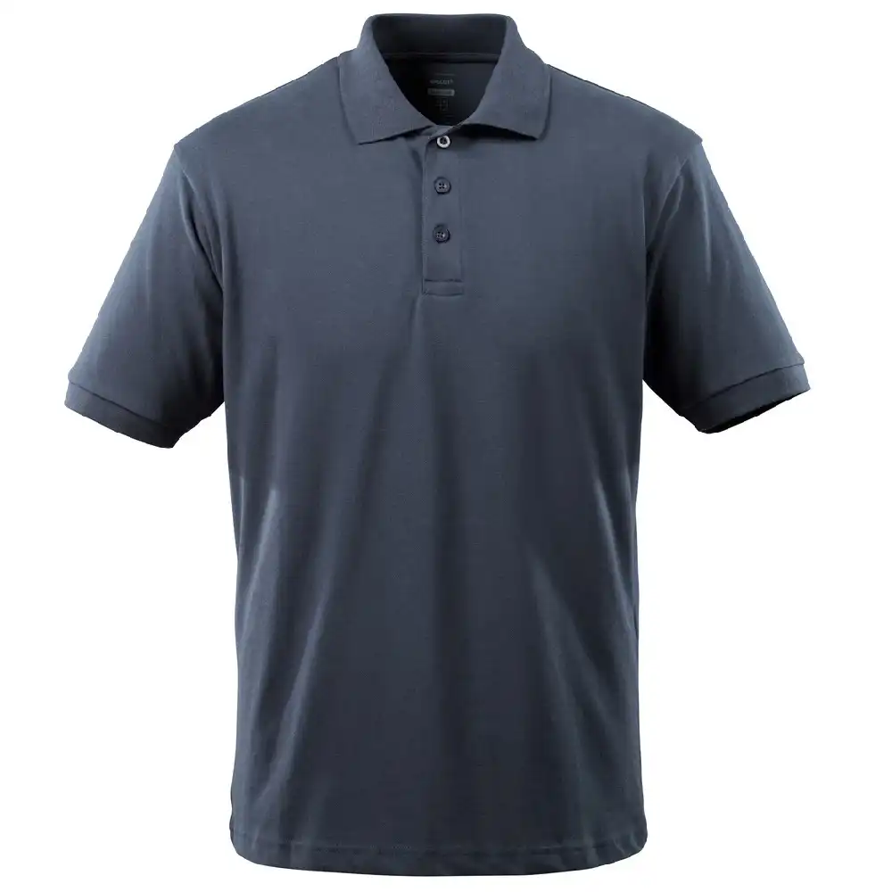 Polo-Shirt "BANDOL" Crossover in schwarzblau, M - Bild 1