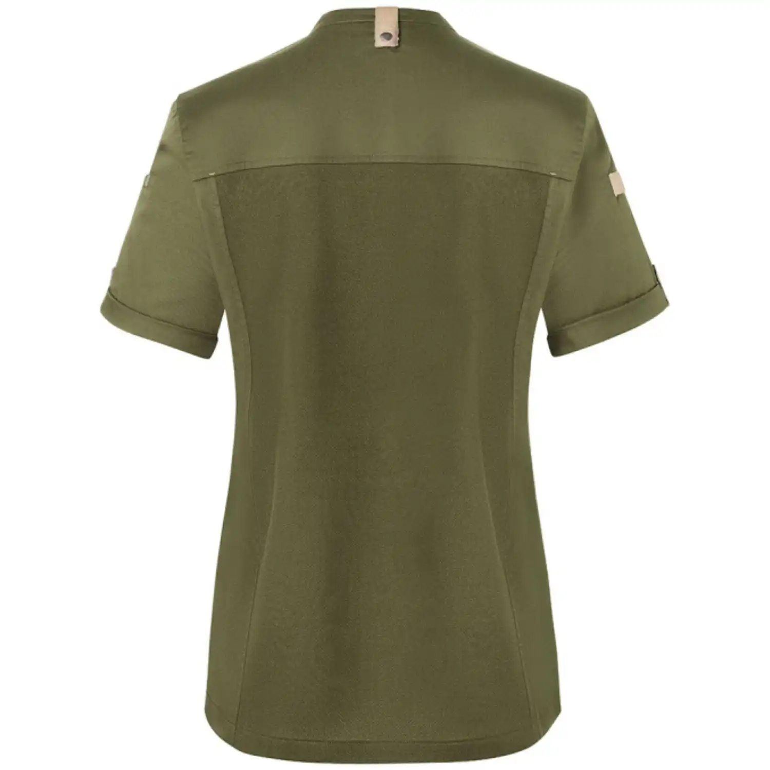 Damen Kochjacke "JF 27" in moosgrün, 42 - Thumbnail 2