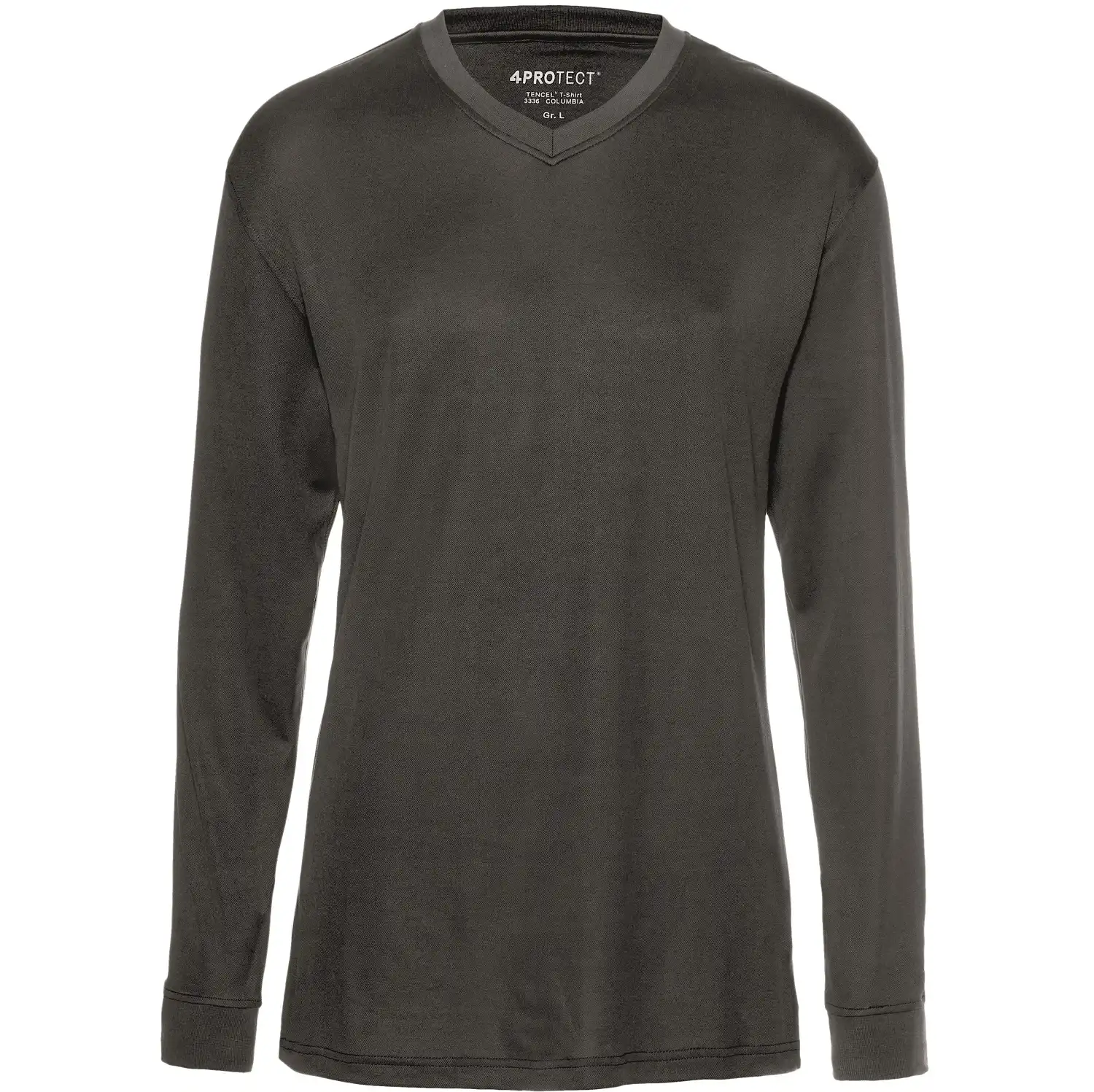 Langarmshirt mit UV-Schutz "AUSTIN" in grau, L - Thumbnail 1