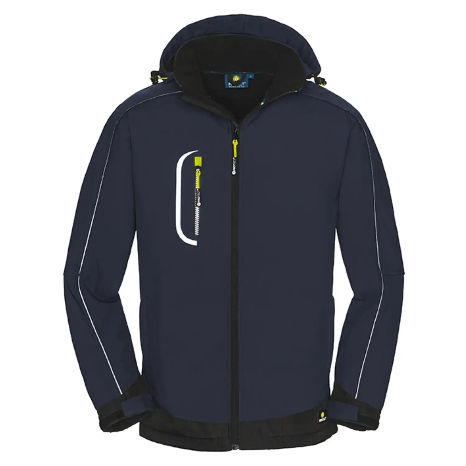 Workwear Softshell-Jacke "Montana" in marine/schwarz, XL - Thumbnail 1