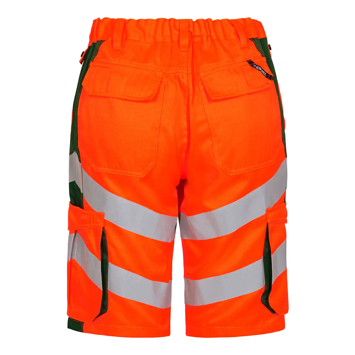 Warnschutz Shorts "6545-319" Safety leicht Kl. 1 in orange/grün, 48 - Thumbnail 2