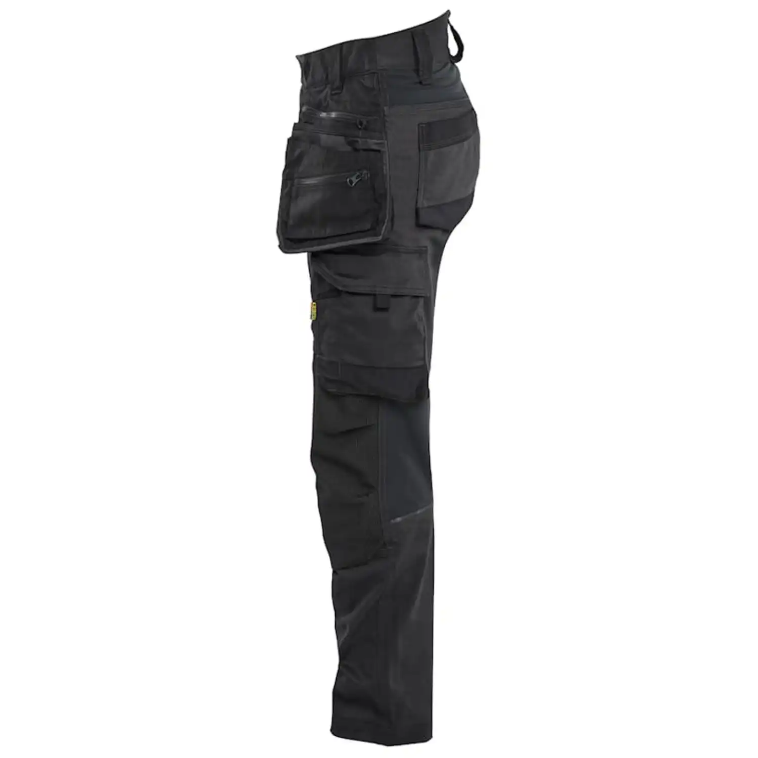 Damen Arbeitshose Stretch 7170 in schwarz/schwarz, C38 - Thumbnail 3