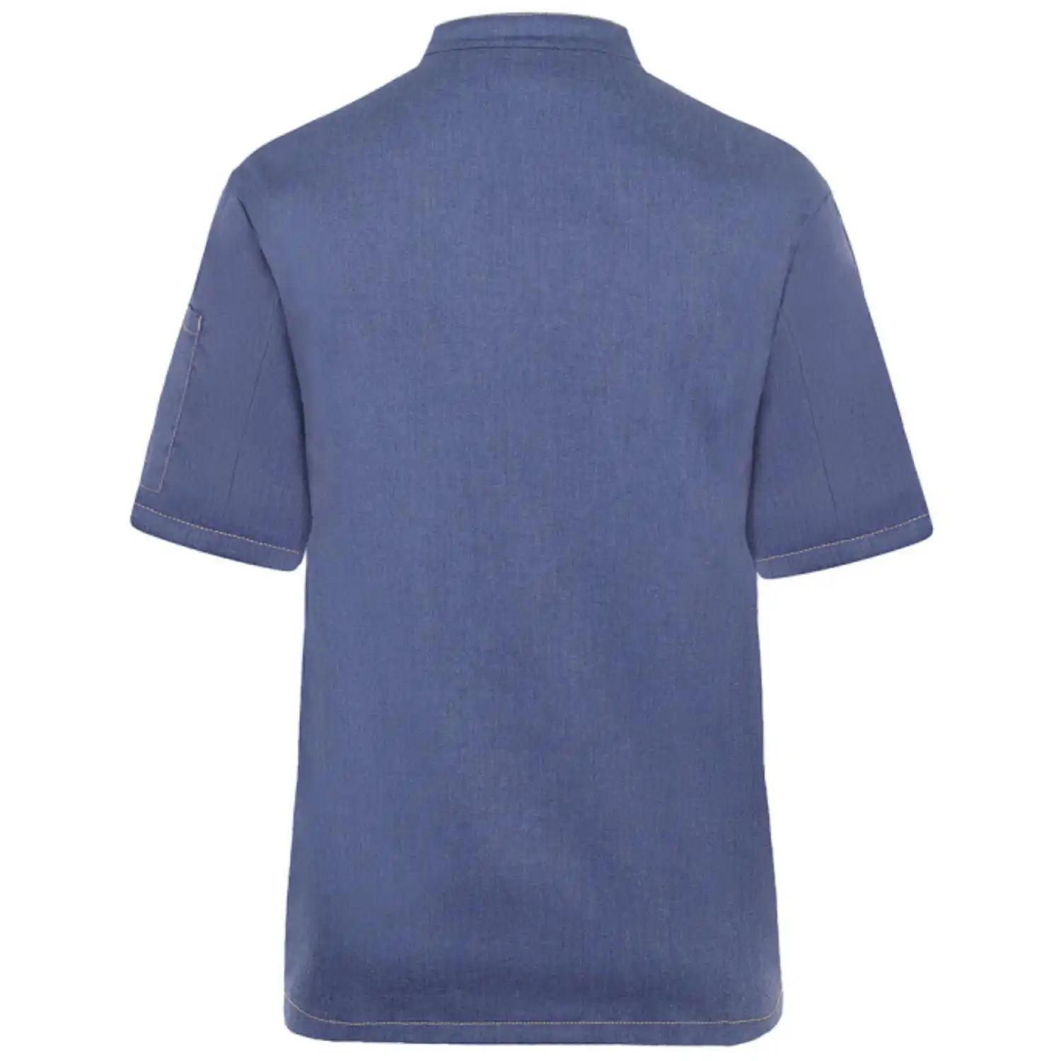 Herren Kochjacke Jeans "JM 32" in 46, vintage blau - Thumbnail 2