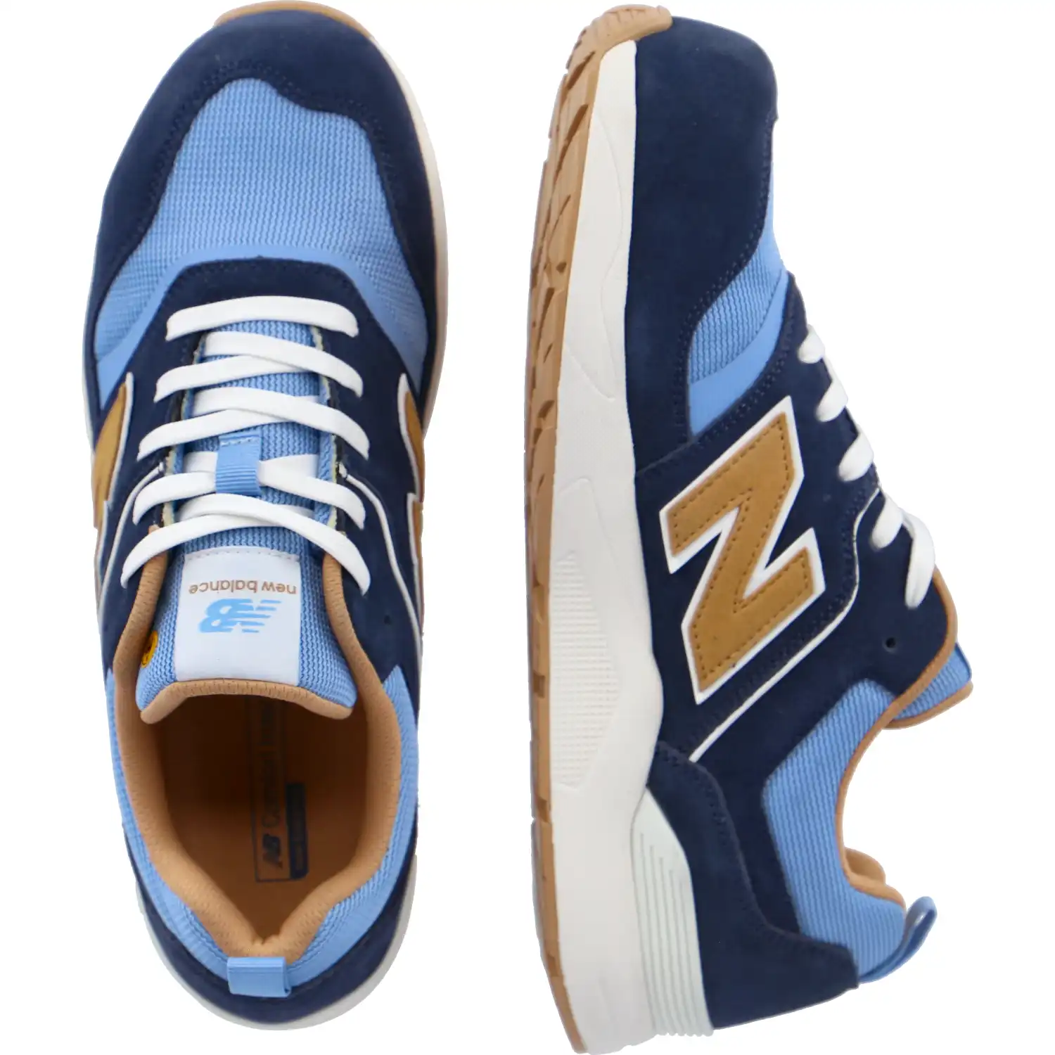 Halbschuhe S1PL "MEELCAP" blau/coffee in 44 - Thumbnail 3