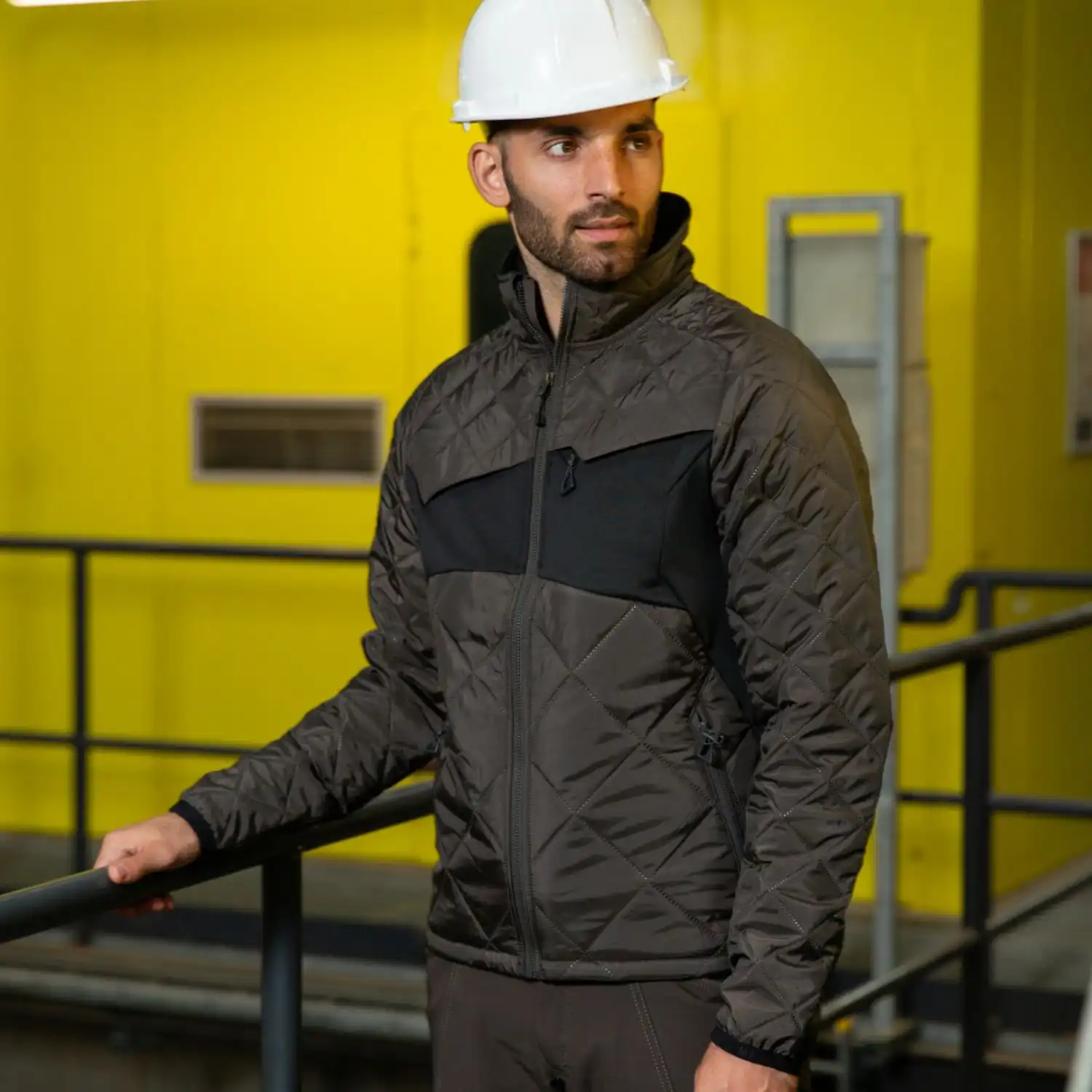 Steppjacke mit CLIMASCOT® "ACCELERATE" in dunkelanthrazit/schwarz, XS - Thumbnail 5