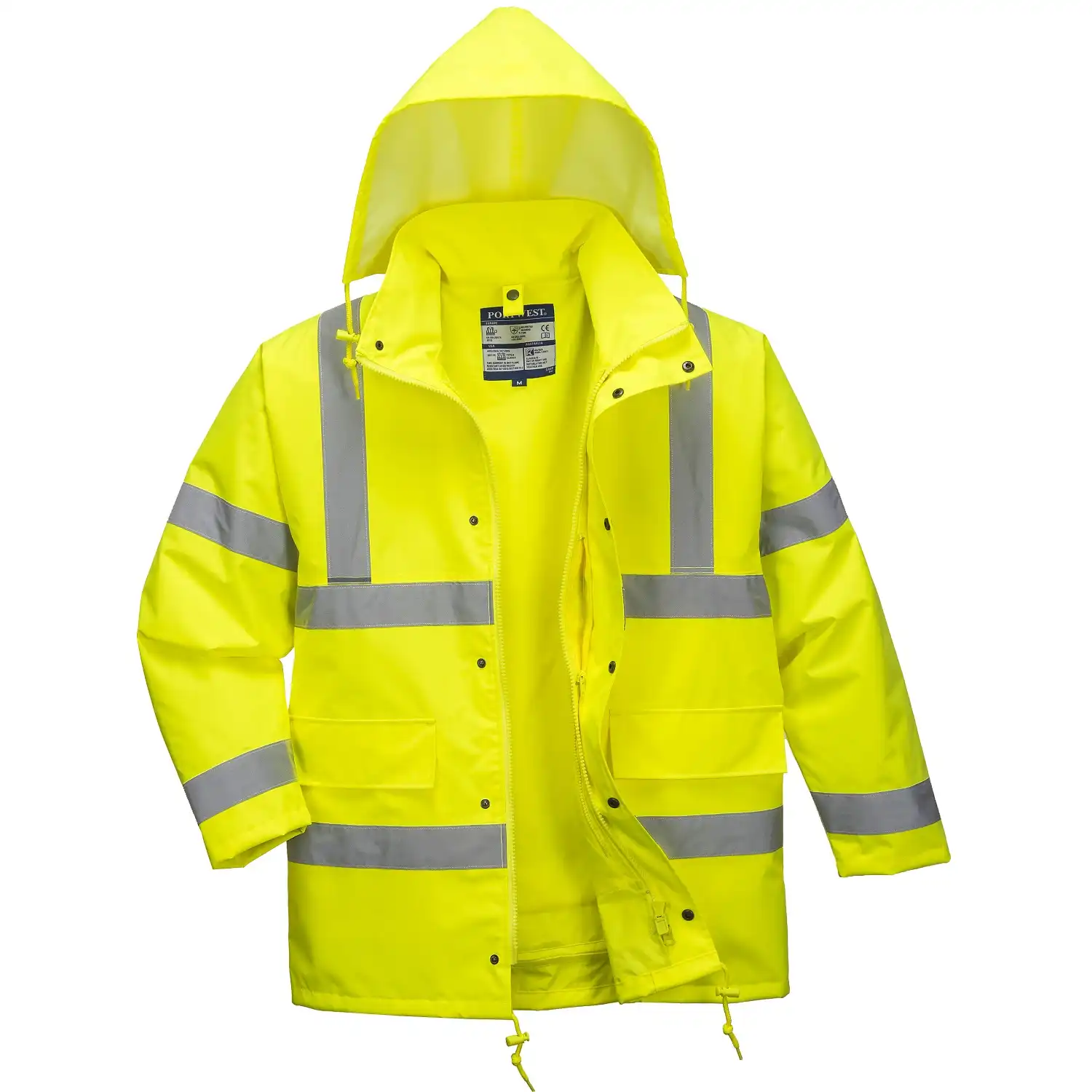 Portwest Warnschutz Regenjacke 4in1