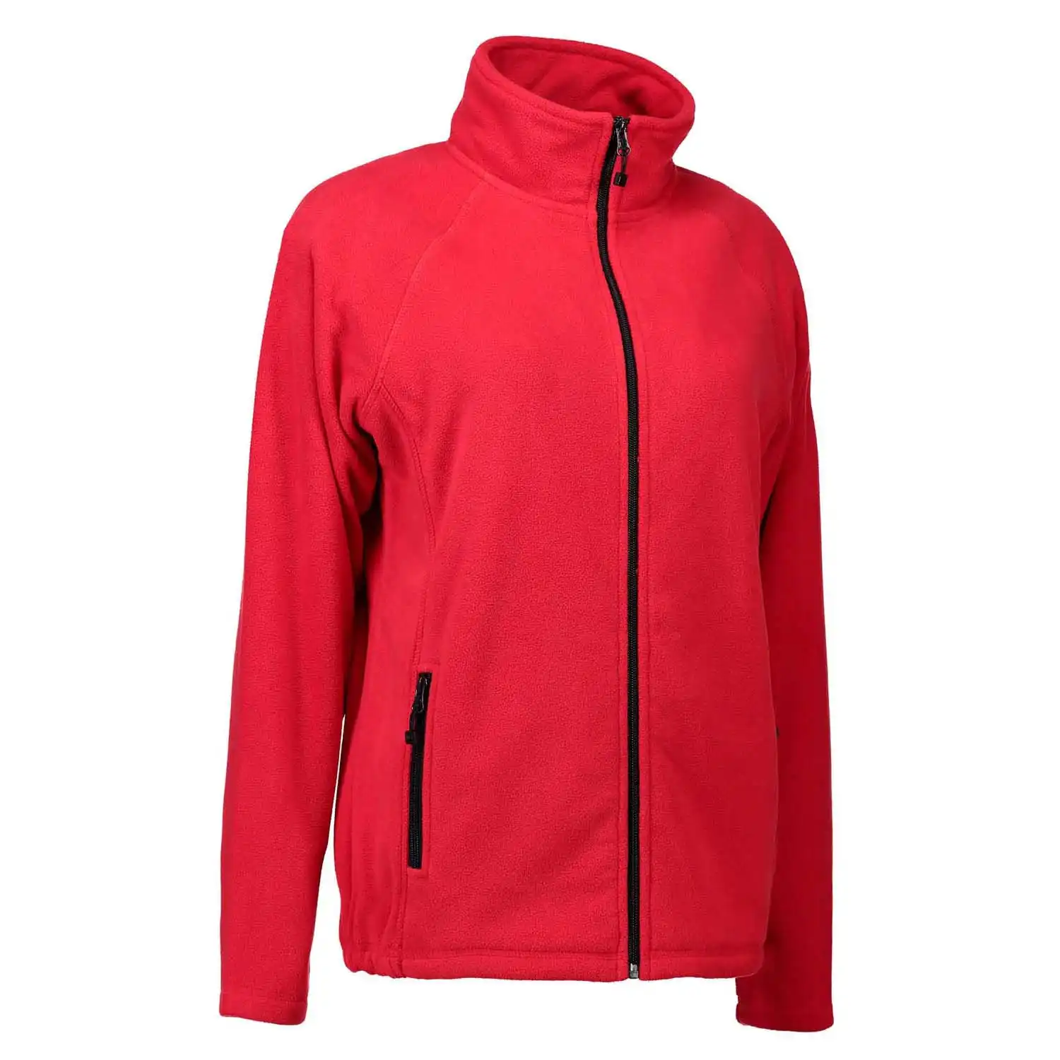 Damen Fleecejacke "58050" ID0805 in Rot, L - Thumbnail 1