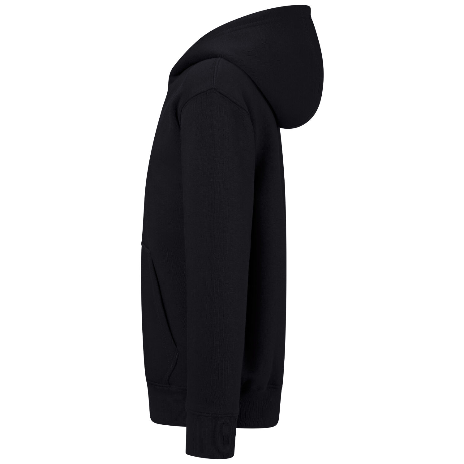 Kinder Sweatjacke Bio-Baumwolle "565" in schwarz, 110/116 - Thumbnail 4