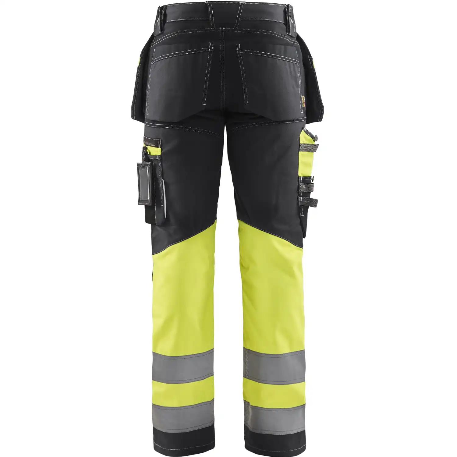 Warnschutz Stretch Handwerkerhose "1794" in schwarz/gelb, C156 - Thumbnail 2