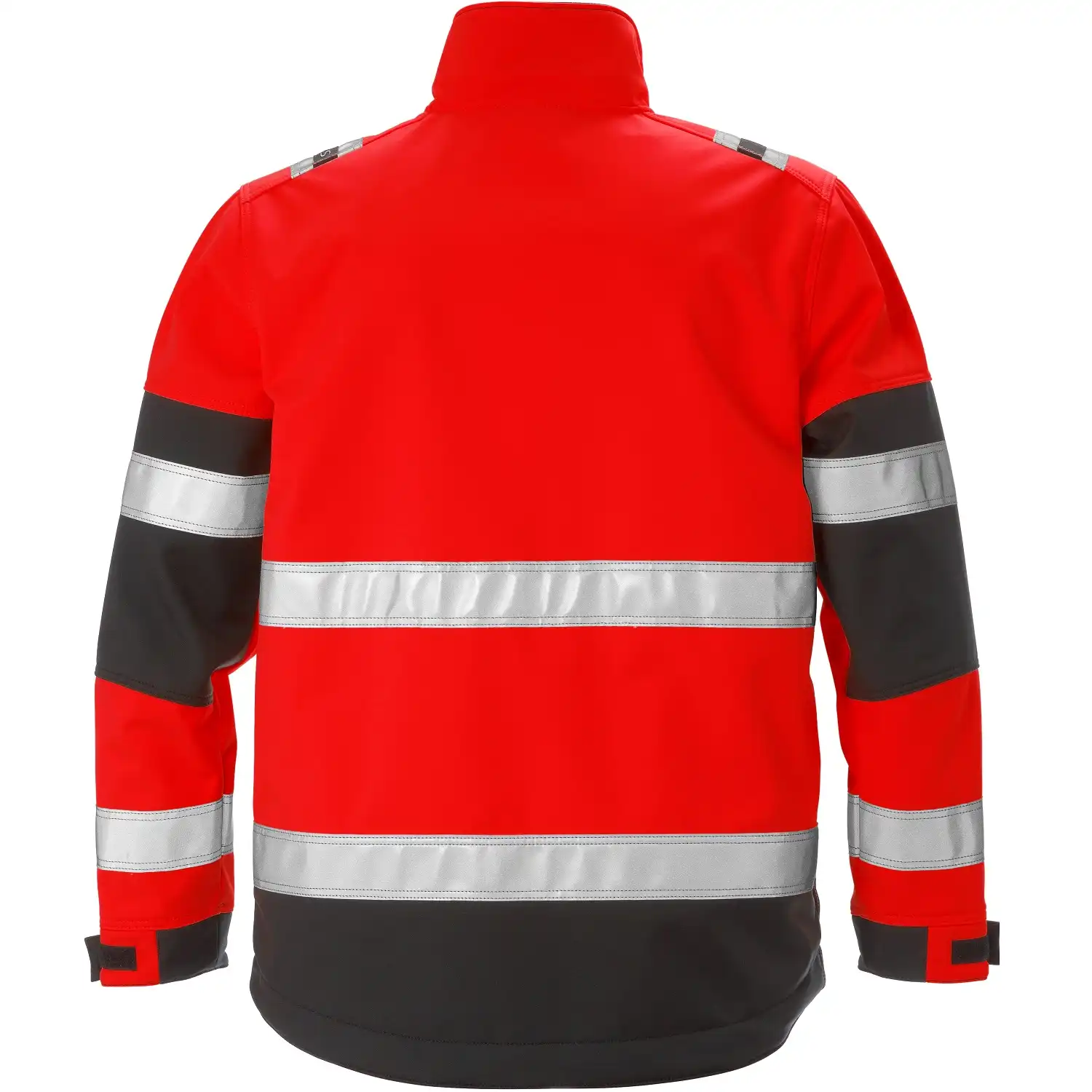 Warnschutz Softshelljacke "4083 WYH" in rot/schwarz, L - Thumbnail 2