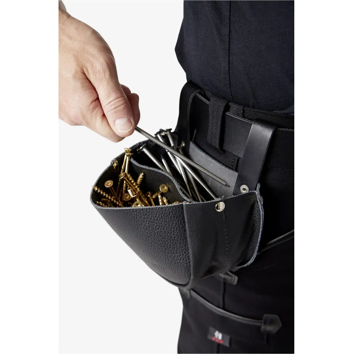 Nageltasche doppelt "LUKAS" schwarz - Thumbnail 4