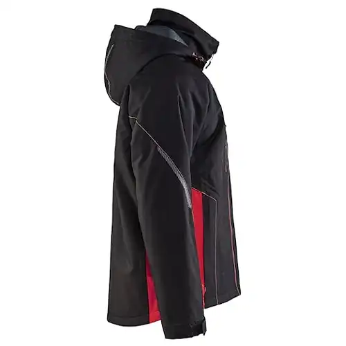 Funktions Winterjacke "4890" in schwarz/rot, L - Thumbnail 3
