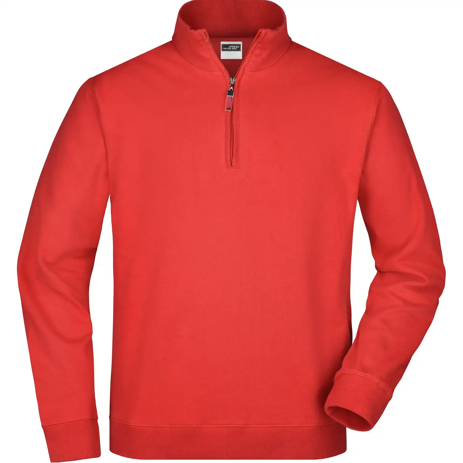 Zip-Sweatshirt "JN352" in red, 3XL - Bild 1
