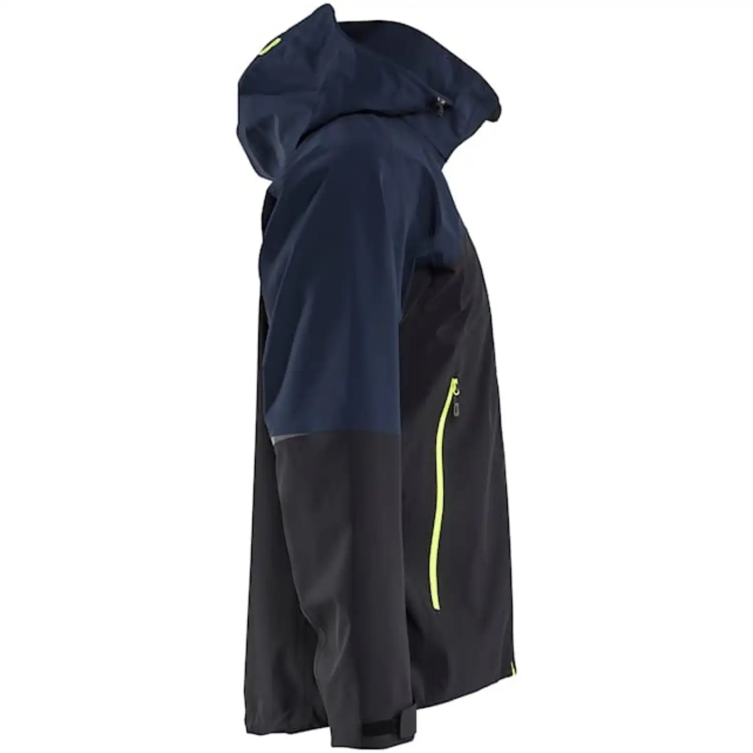 Shelljacke "STRIKER" in dunkelmarine/gelb, L - Thumbnail 3