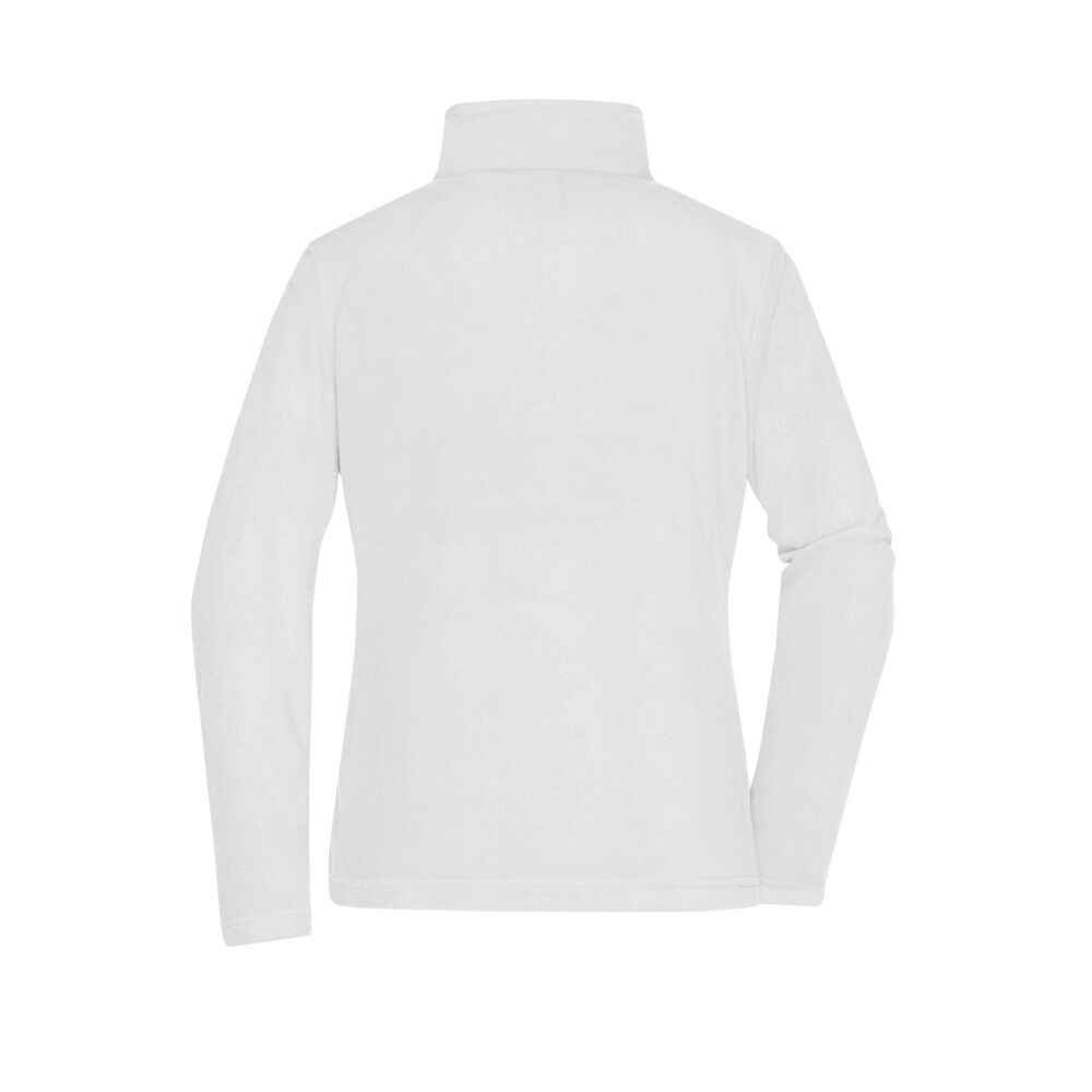 Damen Fleecejacke "JN781" in white, M - Thumbnail 2