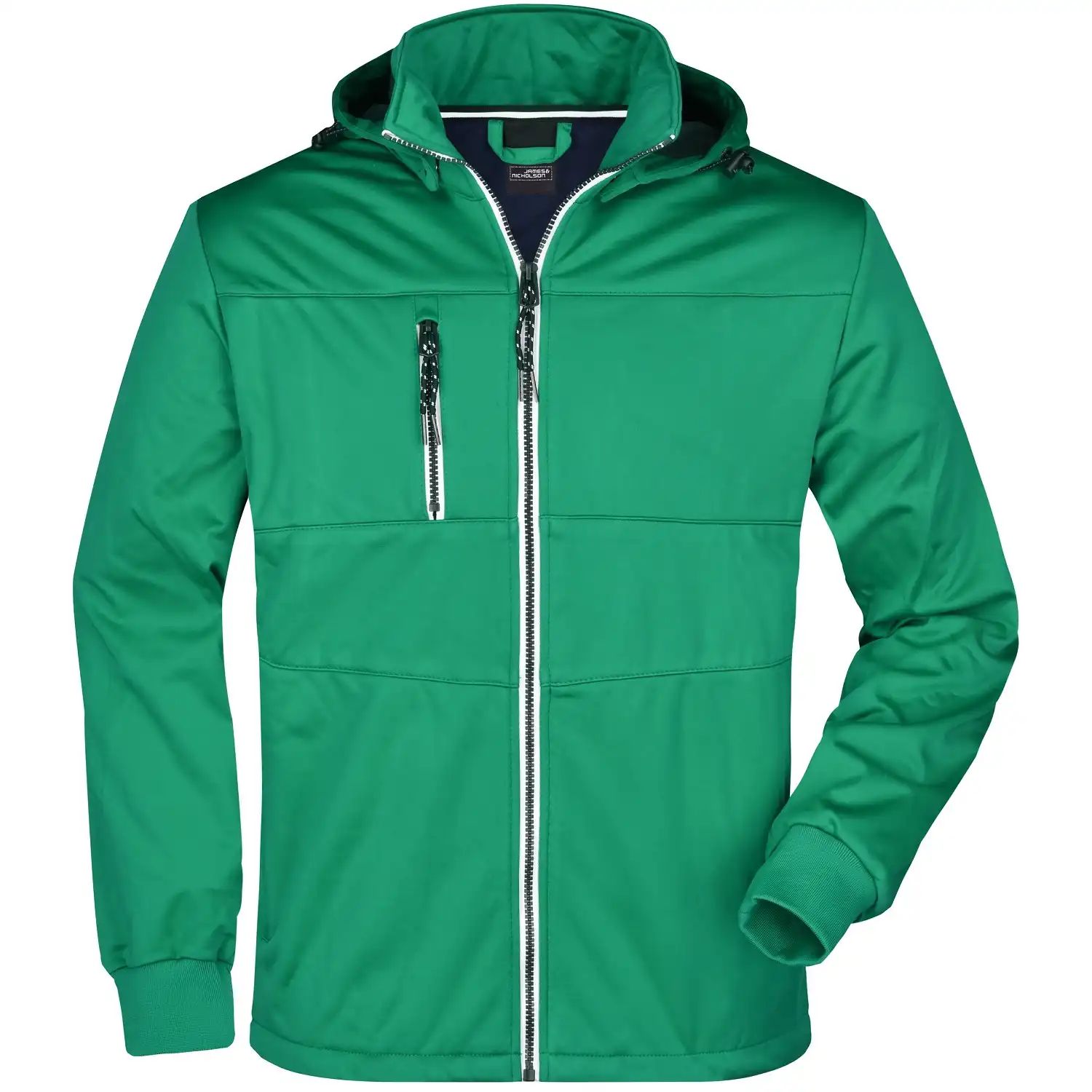 Herren Maritime Jacke "JN1078" in irish-green/navy/white, 3XL - Bild 1