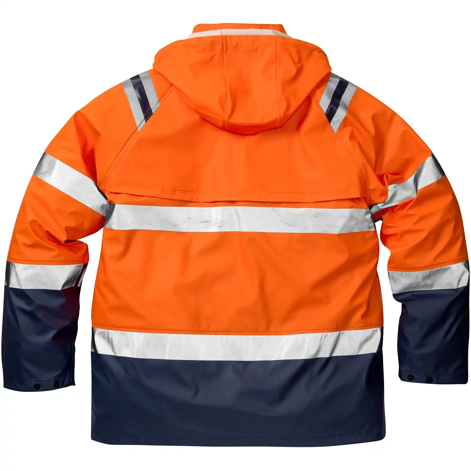Warnschutz Regenjacke "4624 RS" Kl. 3 in orange/marine, XXS - Thumbnail 2