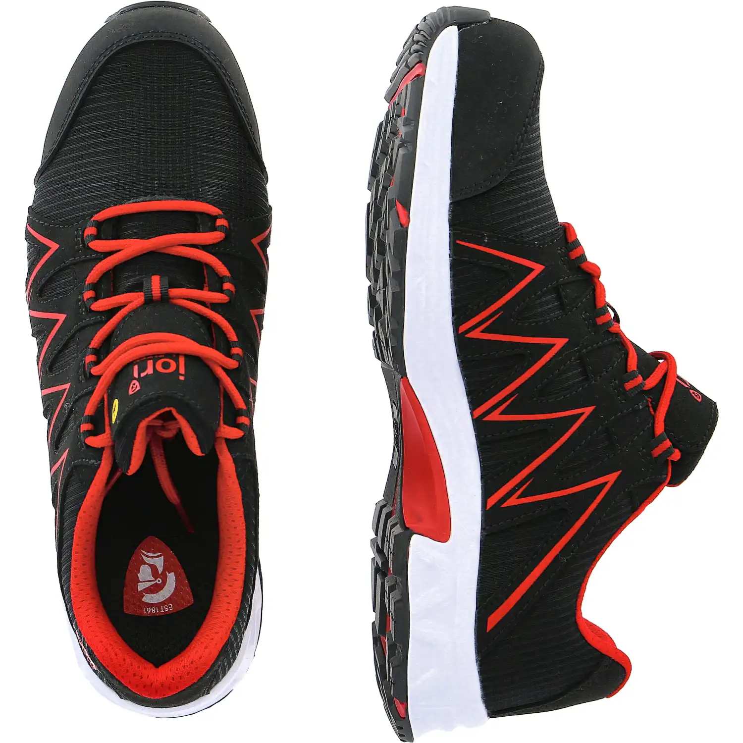 Sicherheitshalbschuhe S3 "JO_SPEEDY BLACK-RED LOW"  in 45 - Thumbnail 2