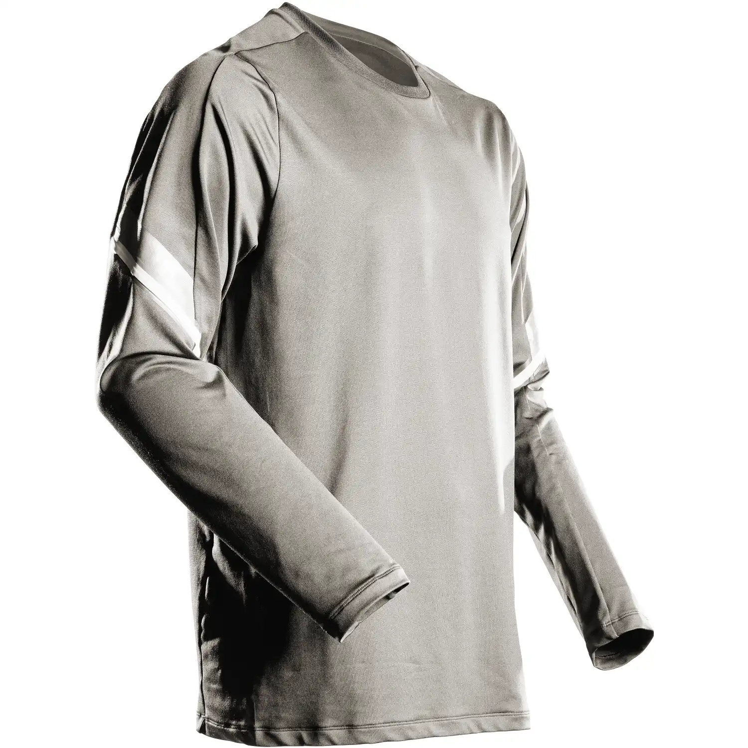 Langarmshirt "22281-461" Customized in silbergrau, M - Thumbnail 1