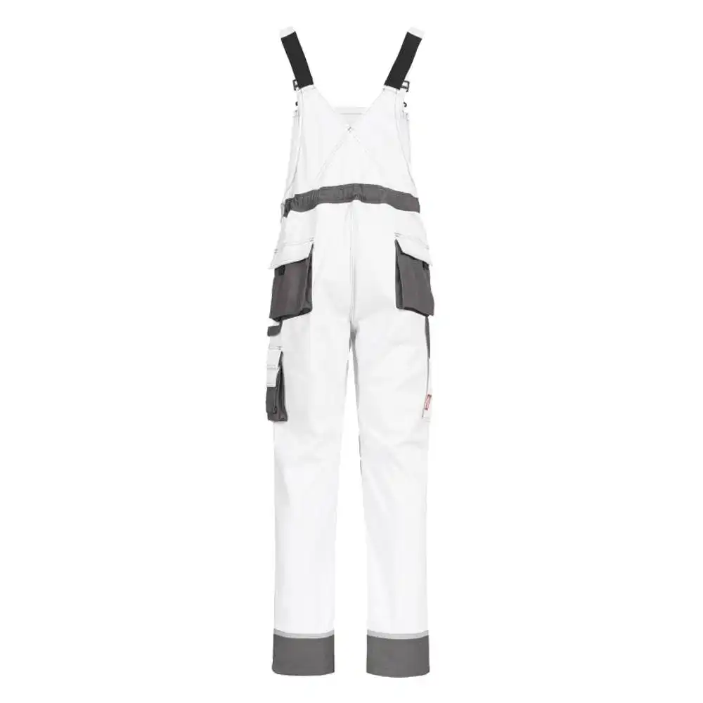 Latzhose "MOTION TEX PLUS" in weiß/grau, 56 - Thumbnail 2