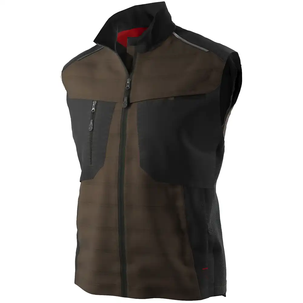 Thermoweste "1819-565" BPlus Green in braun/schwarz, S - Thumbnail 1