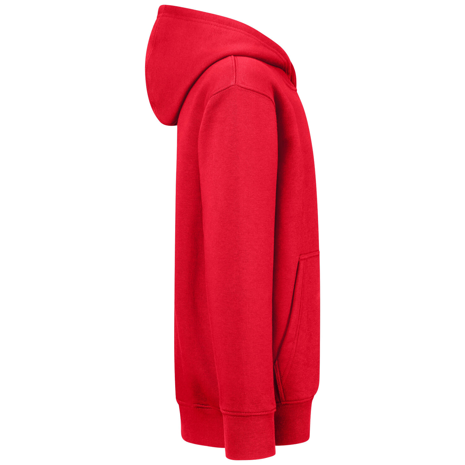 Kinder Hoodie Bio-Baumwolle "562" in 110/116, Rot - Thumbnail 3