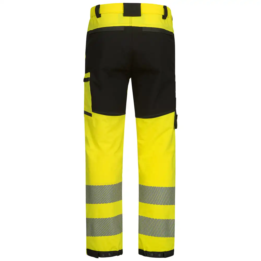 Warnschutz Stretch Bundhose Kl. 2  in gelb/schwarz, 27 - Thumbnail 2