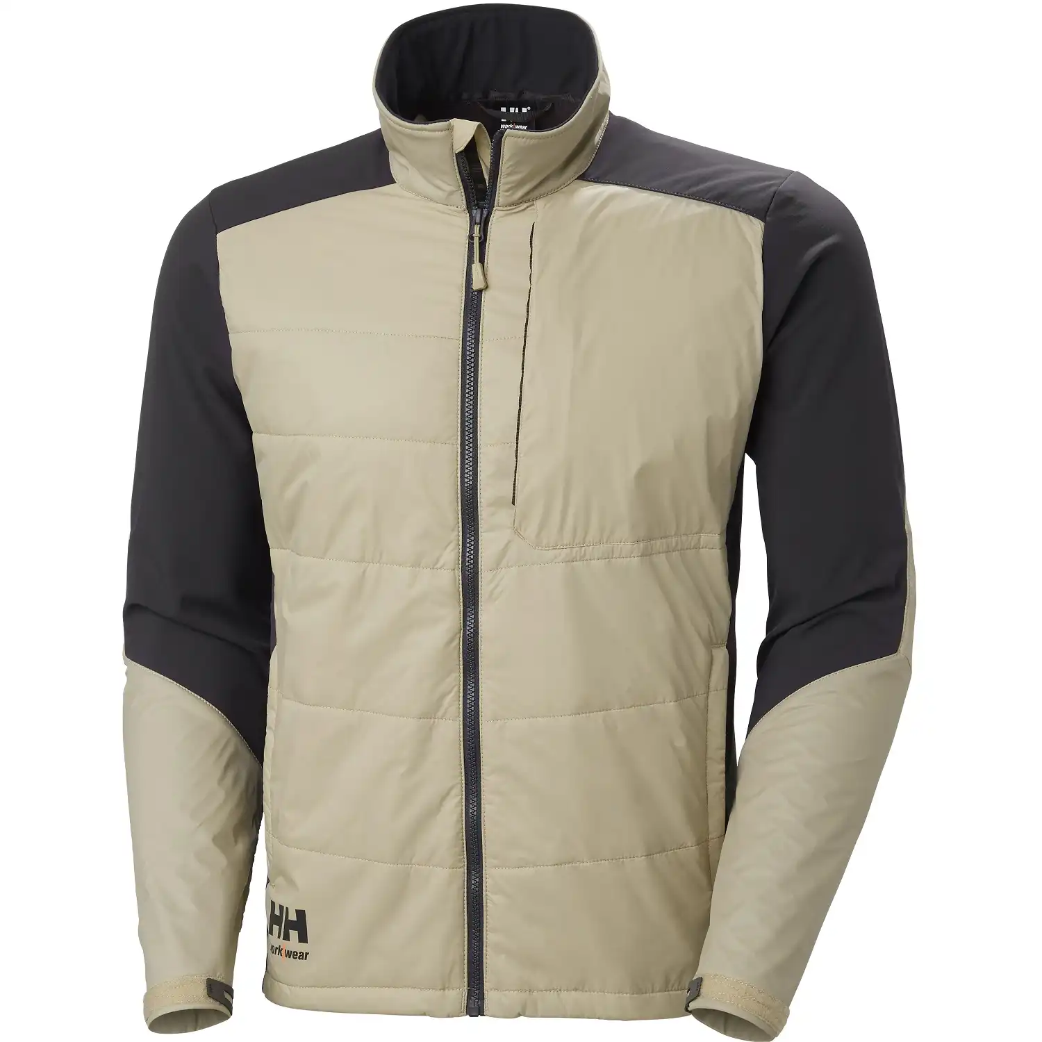Steppjacke "KENSINGTON" in sand/schwarz, XL - Thumbnail 1