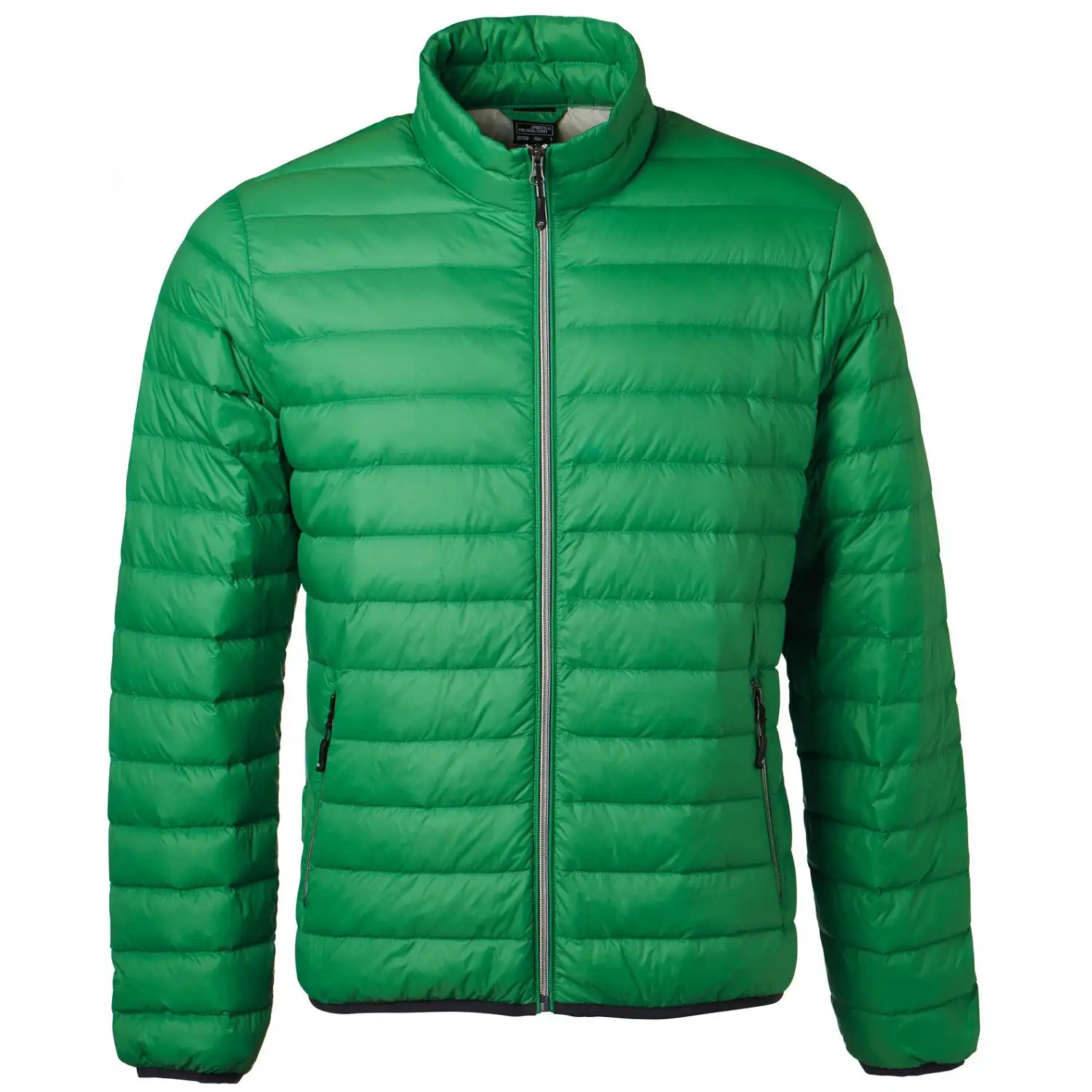 Daunenjacke "JN1140" in fern-green/silver, XL - Bild 1