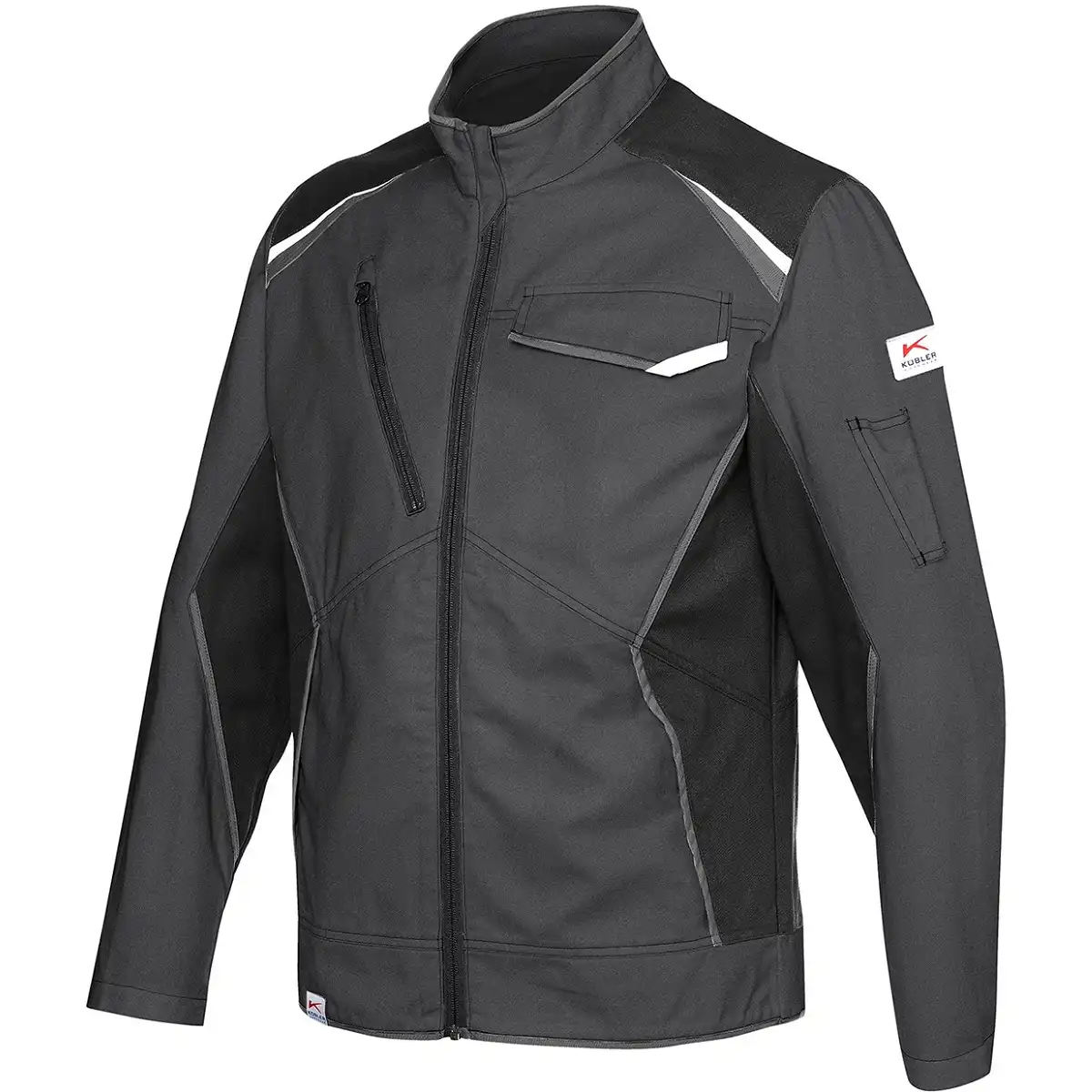 Bundjacke "ICONIQ Cotton" in anthrazit/schwarz, XL - Bild 1