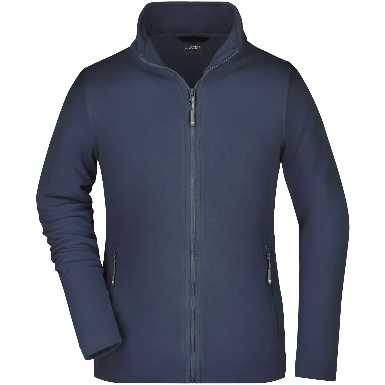 Damen Basic Fleecejacke "JN765" in navy, L - Bild 1
