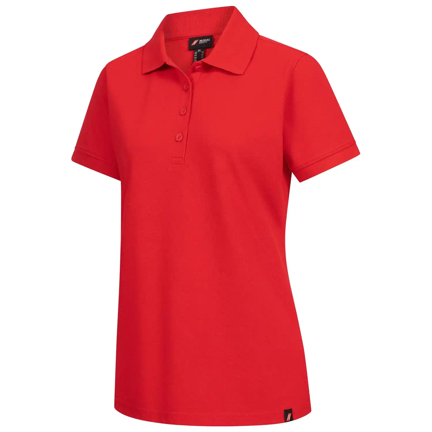 Damen Poloshirt MOTION TEX PLUS in Rot, L - Thumbnail 1