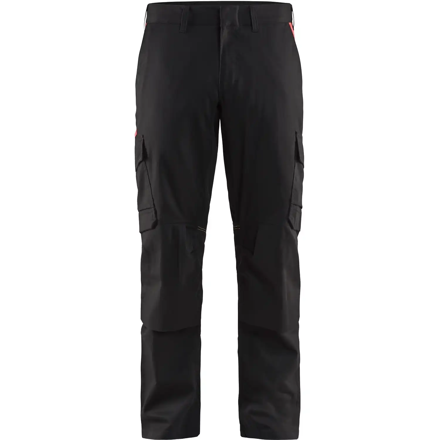 Stretch Bundhose "1448" Industrie in schwarz/rot, C144 - Thumbnail 1