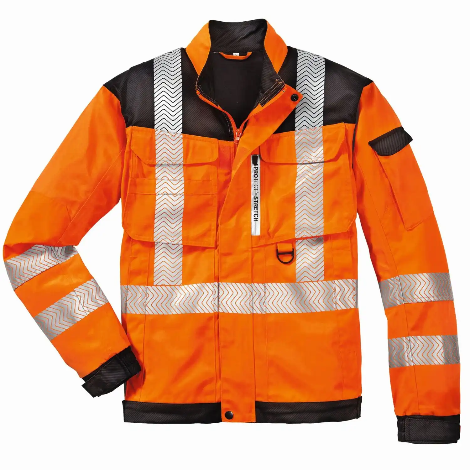 Warnschutz Bundjacke "Kentucky" in leuchtorange/grau, L - Thumbnail 1