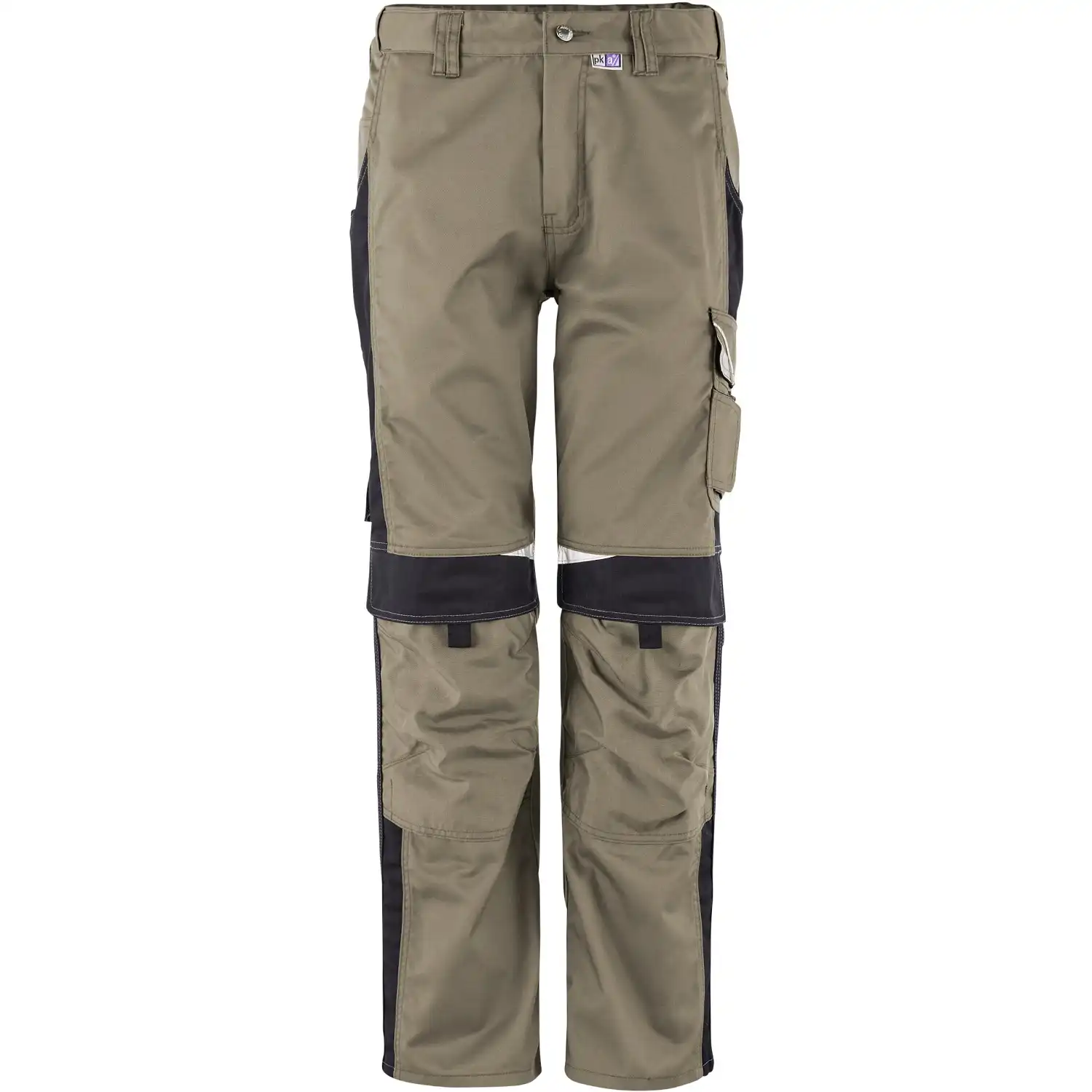 Bundhose "BESTWORK NEW" in khaki/Schwarz, 48 - Thumbnail 1