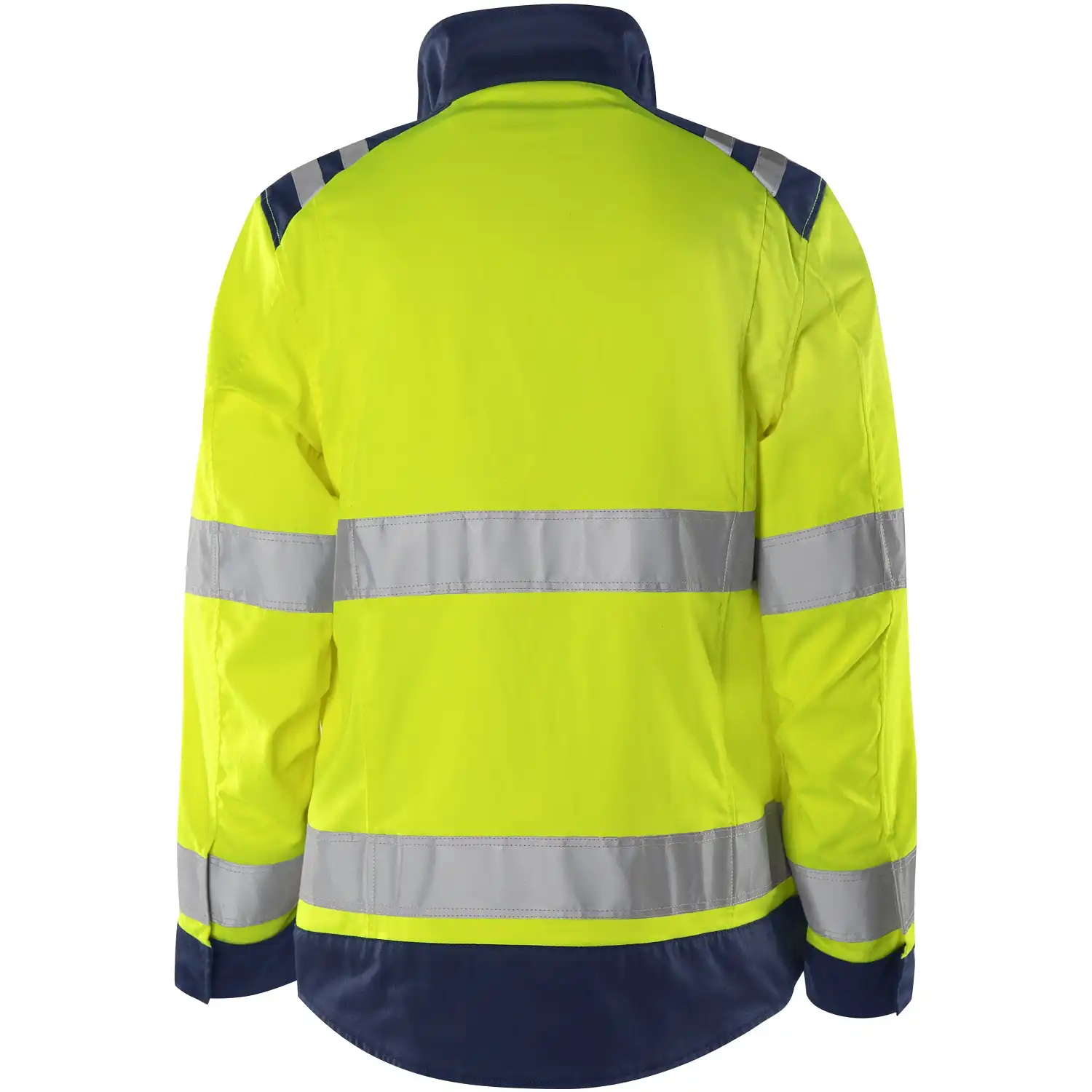 Damen Warnschutz Bundjacke "4068 GPLU" Green Trofta in gelb/marine, S - Thumbnail 2