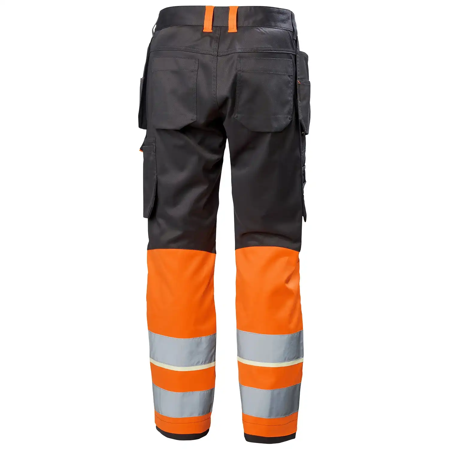 Warnschutz Handwerkerhose Kl. 1 "UC-ME" Nachtleuchtend in orange/schwarz, C54 - Thumbnail 2