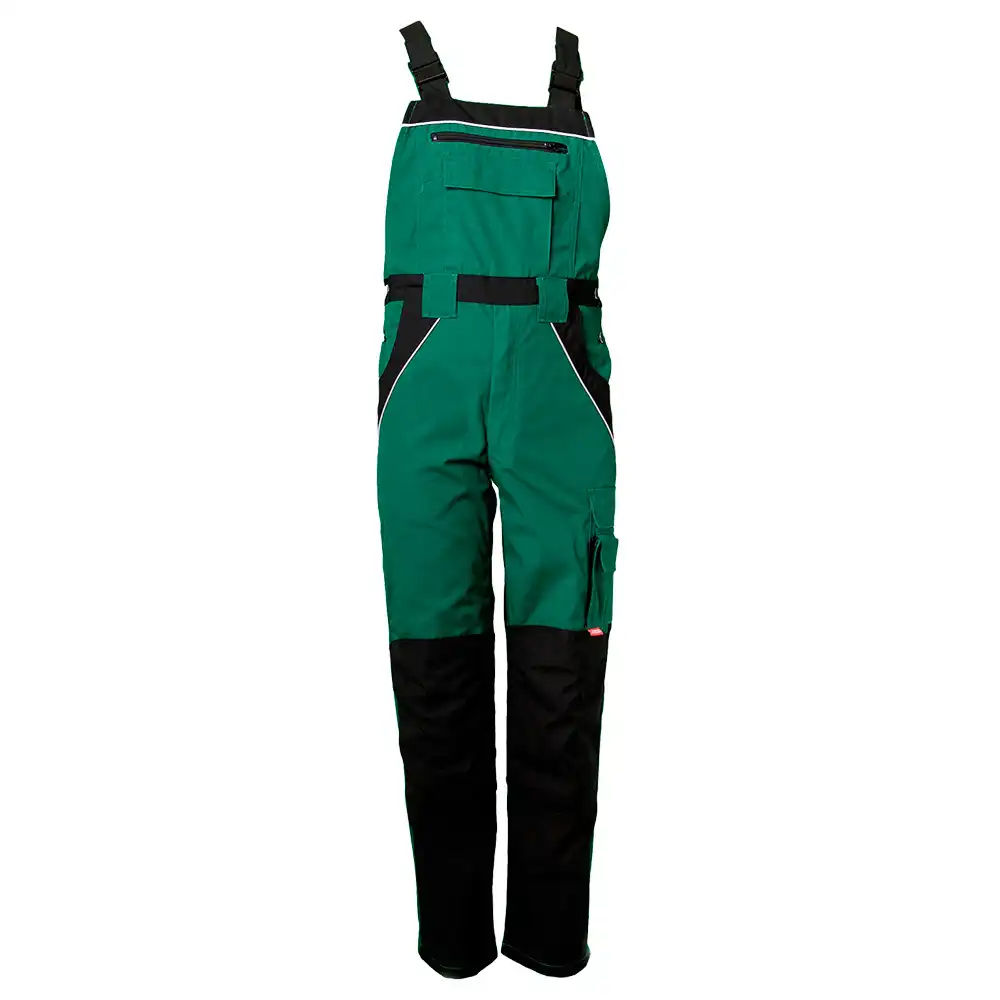 Latzhose "PLALINE" in grün/schwarz, 42 - Bild 1