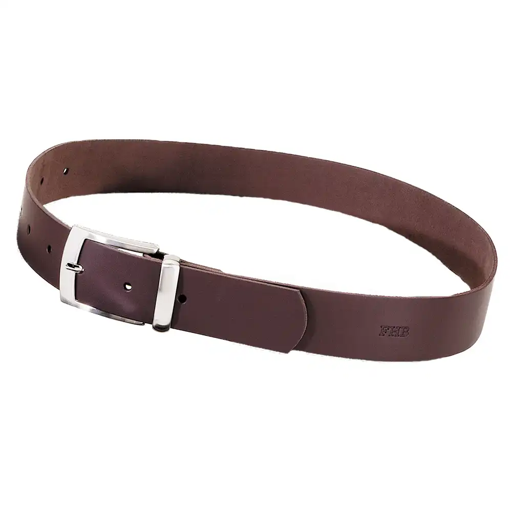 Ledergürtel Eindorn "BURKHARD" in dunkelbraun, 85 - Thumbnail 1