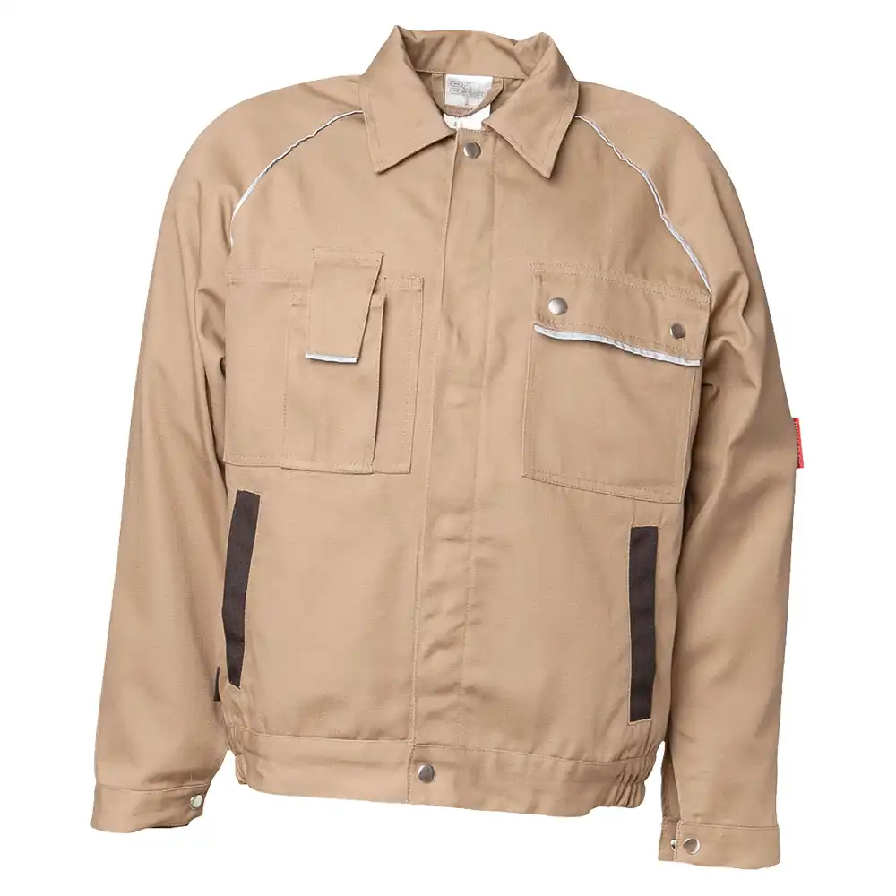 Bundjacke "CANVAS 320" in khaki/Schwarz, 42 - Thumbnail 1